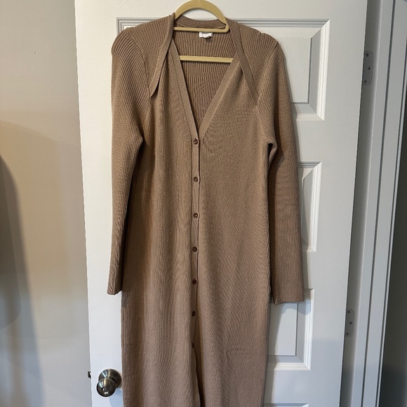 Revolve Song of Style Lulu Dress in Tan - Picture 2 of 5